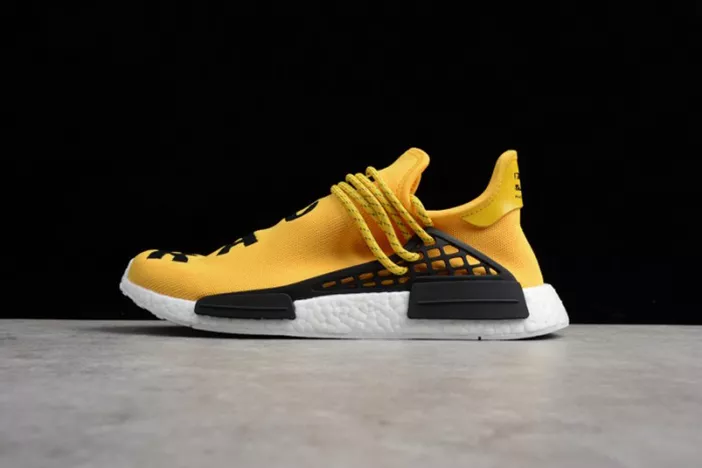 Trendsetting 5903 ADIDAS mens PW HUMAN RACE NMD "PHARRELL"yellow BB 1804