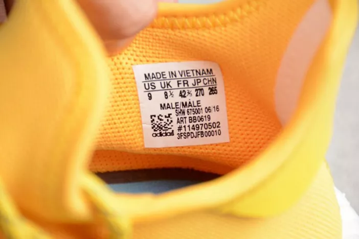 Trendsetting 5903 ADIDAS mens PW HUMAN RACE NMD "PHARRELL"yellow BB 1804