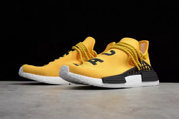 Trendsetting 5903 ADIDAS mens PW HUMAN RACE NMD "PHARRELL"yellow BB 1804