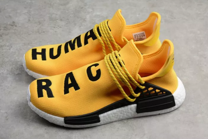 Trendsetting 5903 ADIDAS mens PW HUMAN RACE NMD "PHARRELL"yellow BB 1804