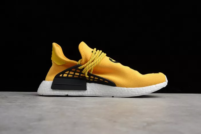 Trendsetting 5903 ADIDAS mens PW HUMAN RACE NMD "PHARRELL"yellow BB 1804