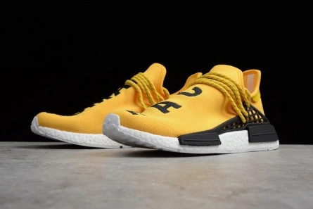 Trendsetting 5903 ADIDAS mens PW HUMAN RACE NMD "PHARRELL"yellow BB 1804
