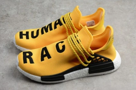 Trendsetting 5903 ADIDAS mens PW HUMAN RACE NMD "PHARRELL"yellow BB 1804