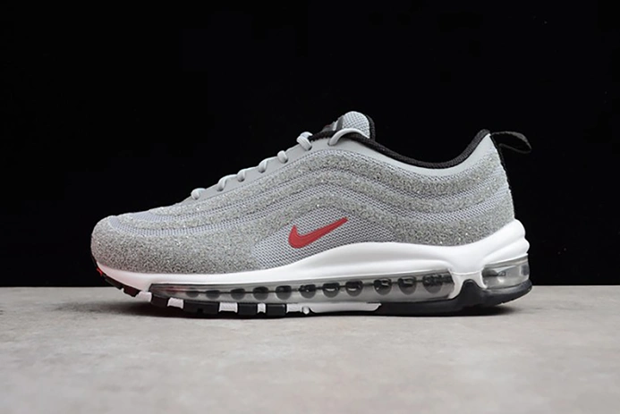 WellDesigned IKE AIR MAX 97 "SWAROVSKI" CRYSTAL SILVER BULLET 927508-002 1397