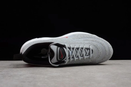 WellDesigned IKE AIR MAX 97 "SWAROVSKI" CRYSTAL SILVER BULLET 927508-002 1397