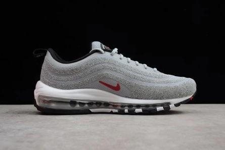 WellDesigned IKE AIR MAX 97 "SWAROVSKI" CRYSTAL SILVER BULLET 927508-002 1397
