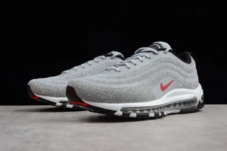 WellDesigned IKE AIR MAX 97 "SWAROVSKI" CRYSTAL SILVER BULLET 927508-002 1397