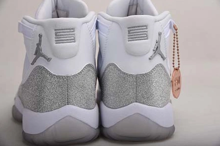 JORDAN 11 RETRO WHITE METALLIC SILVER - AR0715-100 Stylish 748