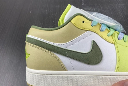 Jordan 1 Low Sail White Oil Green (W) FD9906-131 DailyWear 132