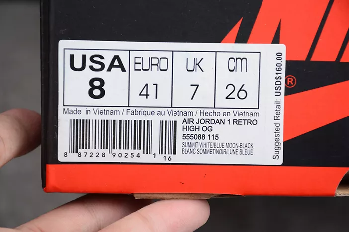 AllSeason Jordan 1 Retro High Blue Moon 555088-115 332