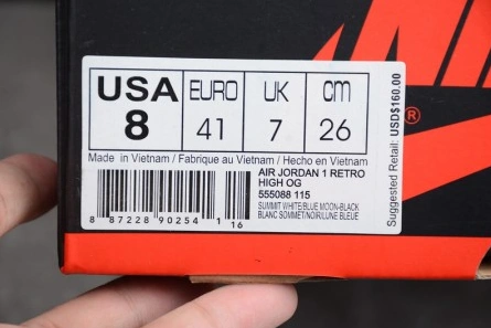 AllSeason Jordan 1 Retro High Blue Moon 555088-115 332