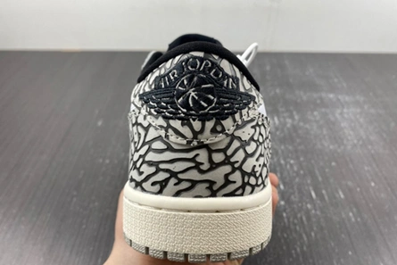 Comfortable Jordan 1 Retro Low OG Black Cement CZ0790-001 119