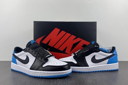 Sophisticated Jordan 1 Retro Low OG Black Dark Powder Blue CZ0790-104 183