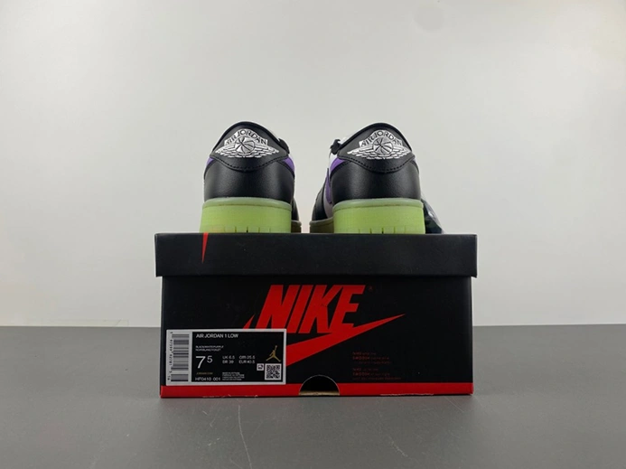Durable Jordan 1 Retro Low OG Black Raspberry  HF0410-001 4