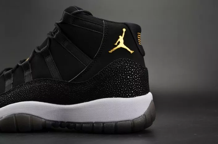 Jordan 11 Retro Heiress Black Stingray (GS) 852625-030 Durable 705