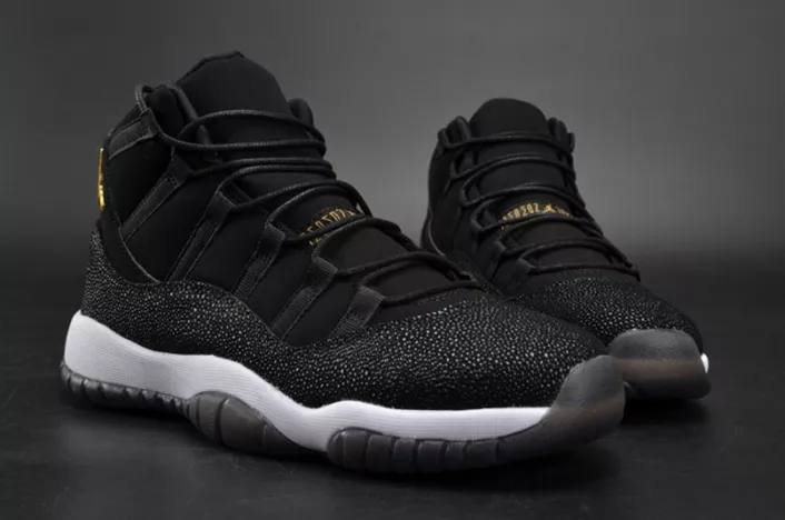 Jordan 11 Retro Heiress Black Stingray (GS) 852625-030 Durable 705