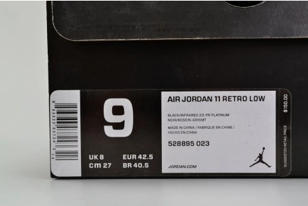 Jordan 11 Retro Low Infrared 528895-023 Comfortable 727