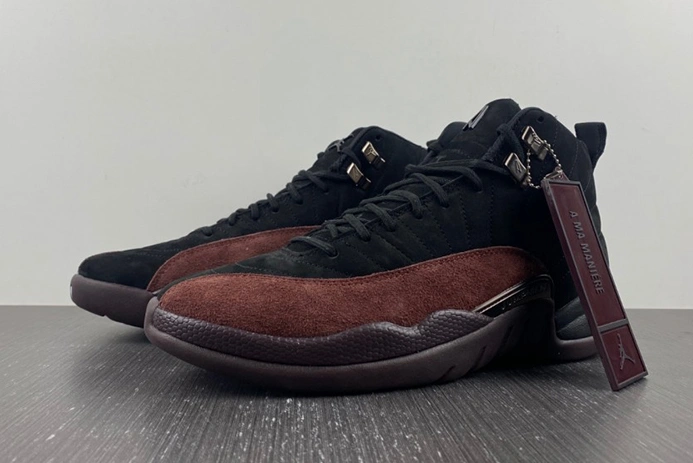 Fashionable Jordan 12 Retro A Ma Maniére Black  DV6989-001 761