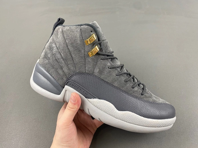 Fashionable Jordan 12 Retro Dark Grey 130690-005 776