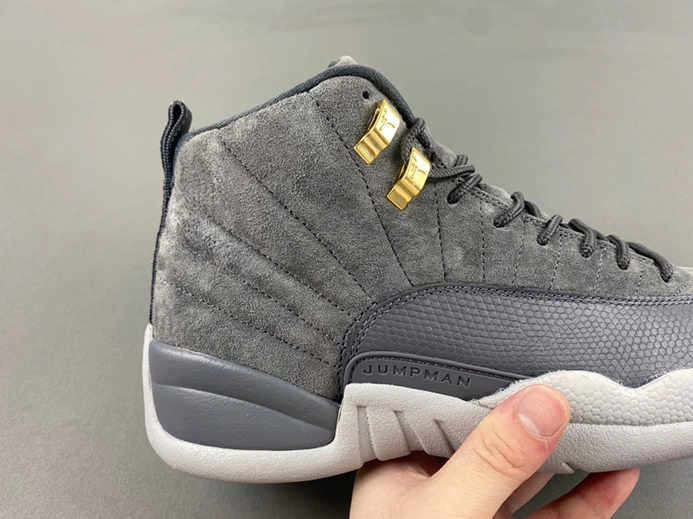Fashionable Jordan 12 Retro Dark Grey 130690-005 776