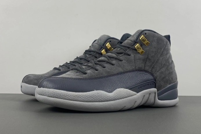 Fashionable Jordan 12 Retro Dark Grey 130690-005 776