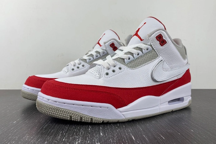 Jordan 3 Retro Tinker White University Red CJ0939-100 Timeless 390