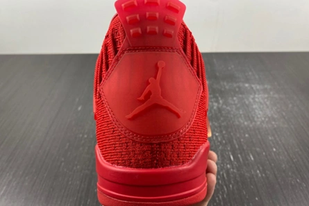 Popular Jordan 4 Retro Flyknit Red  AQ3559-600 524
