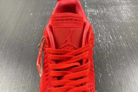 Popular Jordan 4 Retro Flyknit Red  AQ3559-600 524