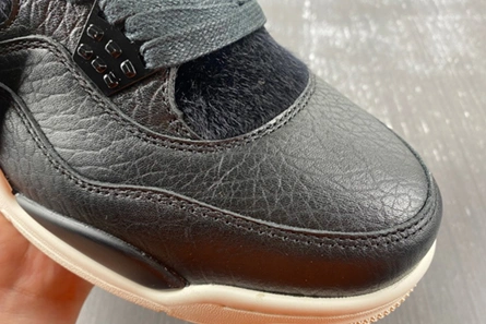 SportInspired Jordan 4 Retro Pony Hair Black 819139-010 453