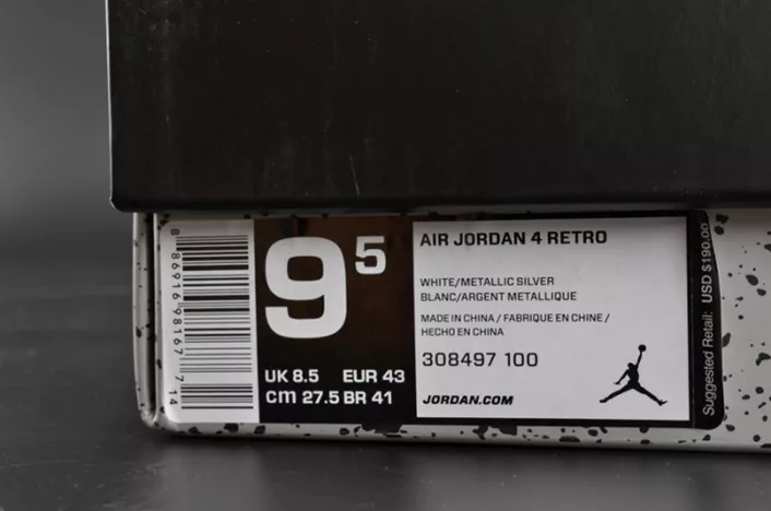 SportInspired Jordan 4 Retro Pure Money 308497-100 550