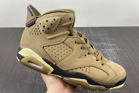 Breathable Jordan 6 Retro Gore-Tex Brown Kelp (Women's)  FD1643-300 602