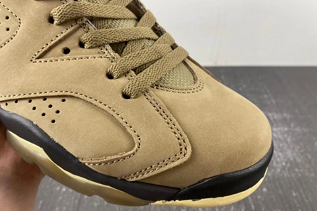 Breathable Jordan 6 Retro Gore-Tex Brown Kelp (Women's)  FD1643-300 602