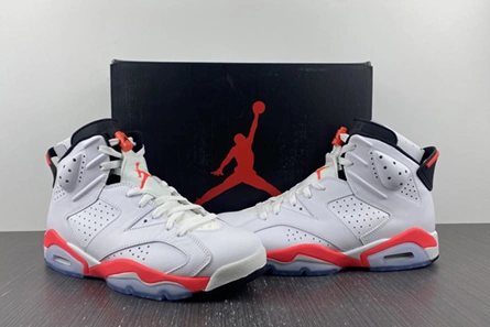 Jordan 6 Retro Infrared White  384664-123 Sophisticated 615