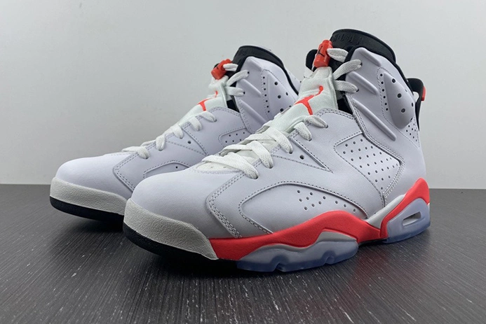 Jordan 6 Retro Infrared White  384664-123 Sophisticated 615