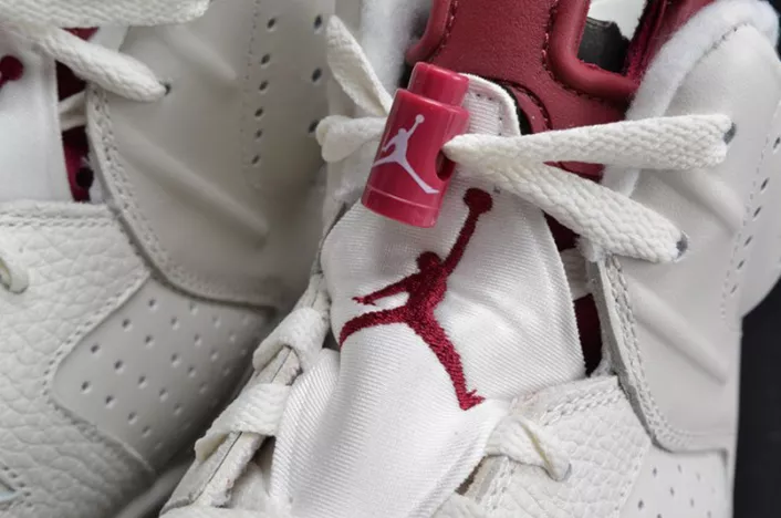 Comfortable Jordan 6 Retro Maroon 384664-116 650