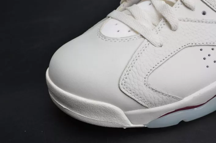 Comfortable Jordan 6 Retro Maroon 384664-116 650