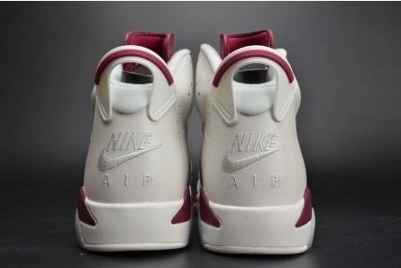 Comfortable Jordan 6 Retro Maroon 384664-116 650