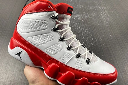 Jordan 9 Retro White Gym Red 302370-160 Lightweight 656