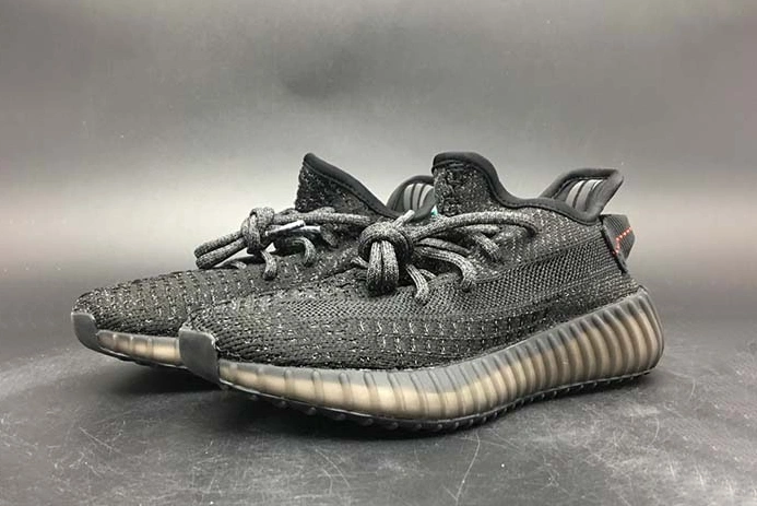 Kid Yeezy Boost 350 V2 Static Black EF2567 Durable 2153