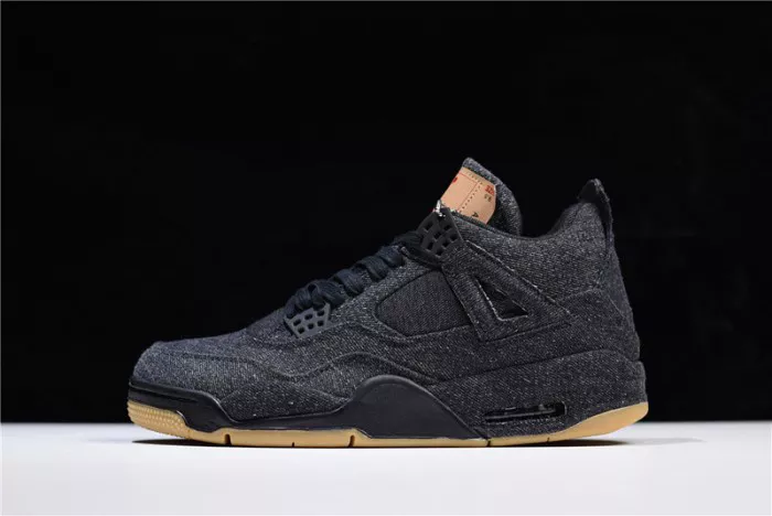 Comfortable Levi's x Air Jordan 4 'black' AO2571-001 535