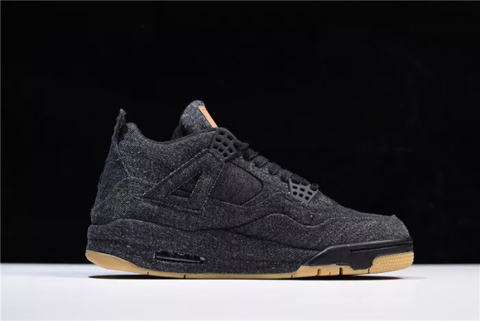 Comfortable Levi's x Air Jordan 4 'black' AO2571-001 535