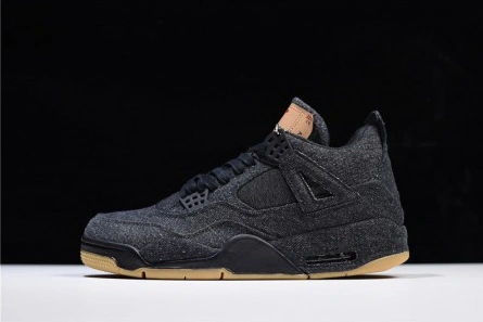 Comfortable Levi's x Air Jordan 4 'black' AO2571-001 535