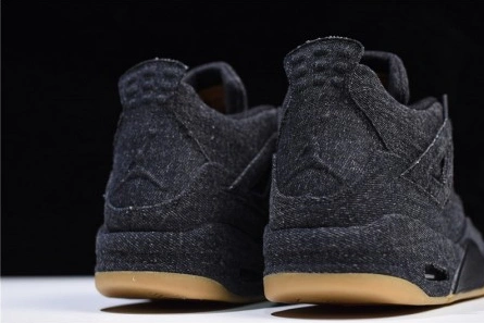 Comfortable Levi's x Air Jordan 4 'black' AO2571-001 535
