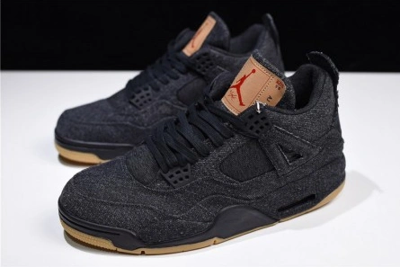 Comfortable Levi's x Air Jordan 4 'black' AO2571-001 535