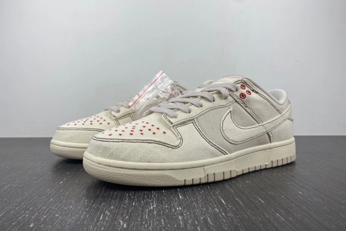 459 Nike Dunk Low Light Orewood Brown Sashiko DV0834- Compact 1035