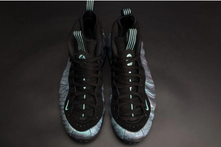 Affordable 6999 Nike Air Foamposite One PRM "Abalone" Black Aurora Green mens 575420- 1544