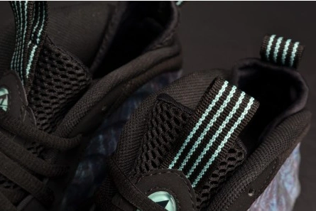 Affordable 6999 Nike Air Foamposite One PRM "Abalone" Black Aurora Green mens 575420- 1544