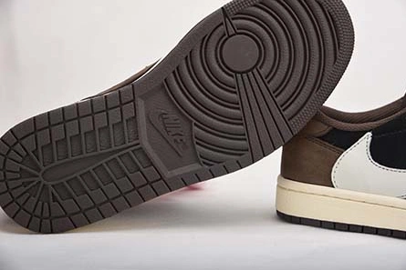 Lightweight 7531 TRAVIS SCOTT AIR JORDAN 1 LOW DARK MOCHA CQ4277-001