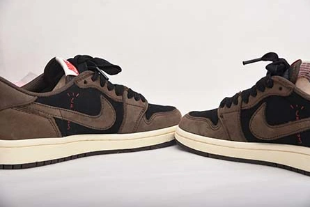 Lightweight 7531 TRAVIS SCOTT AIR JORDAN 1 LOW DARK MOCHA CQ4277-001