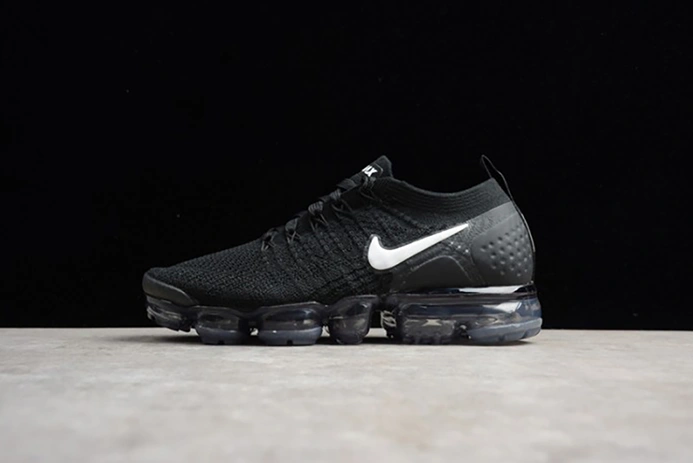 9066 Nike Women Air Vapormax Flyknit 2.0 Black 942843- Fashionable 1474